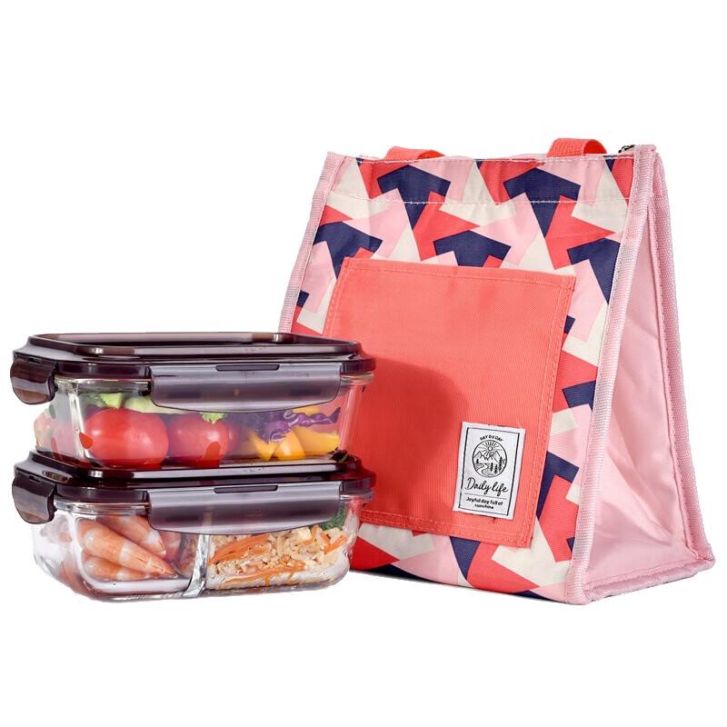 LocknLock Divided Glass Lunch Box
