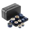 Portable Japanese-Style Ceramic Tea Set With Carry Case Minimalist Travel Cups Tray Office Outdoor Use