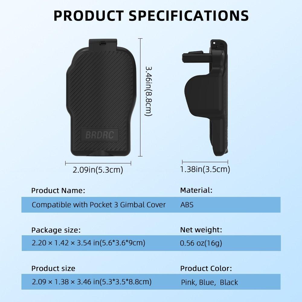 Anti-fall Original Protective Case Lid Quick Release Anti-Scratch Flip Cover Lightweight Lens Guard for DJI Osmo Pocket 3