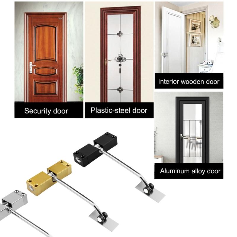 Self Closing Door Mechanism Heavy Duty Spring Loaded Door Closers Adjustable Tension Door Closers for Indoor/Outdoor Use