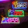 Bar Neonlichtschild Party Neon Weinglas Lampe Wandkunst Schlafzimmer Dekolicht KTV Geschäft Zuhause Schreibtischdeko Neon Nachtlicht