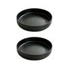 Round PP Unbreakable Dinner Plates Reusable Plastic Serving Platter for Fruits Salad Barbecue Desserts Household Dining Dishes