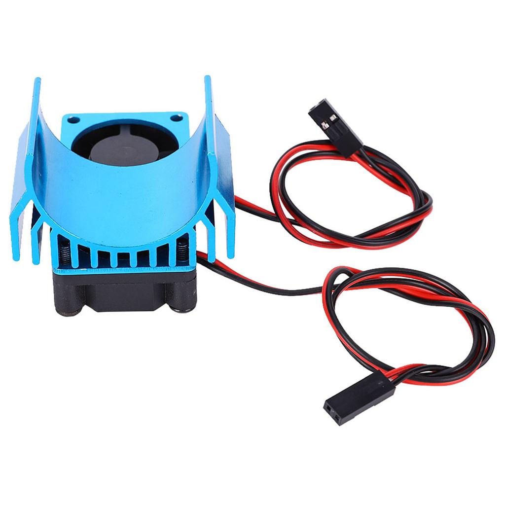 540   550 Motor Twin Cooling Fan Heat Sink With for 1 10 Scale Electric RC Car