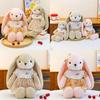 Plush Bunny Toy With Floral Dress For Kids Gift And Collectors