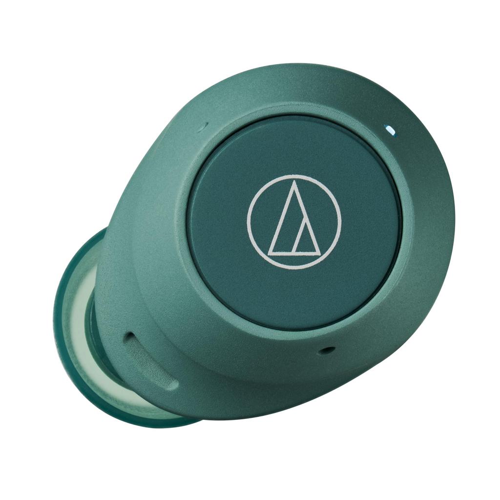 SOLID BASS Series True Wireless Low IP55 Audio-technica ATH-CKS30TW+ Earphones, Latency, (Avergreen)