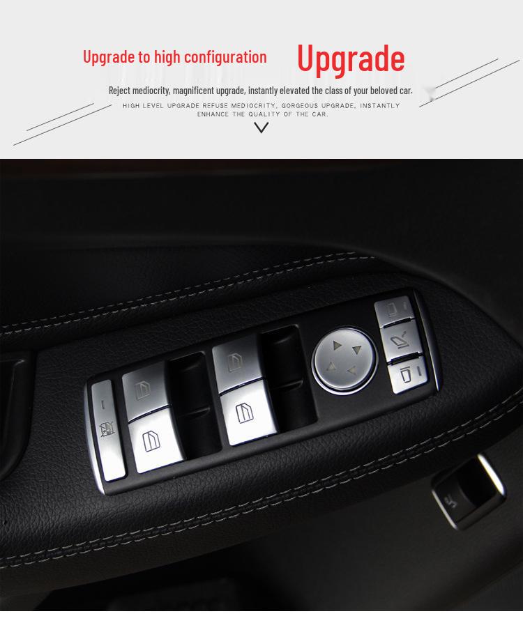 Mercedes E/C-Class GLK/CLA/GLA/ML/GLE Interior Window Switch Button Sticker