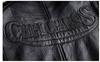 CNPLOPANSS Genuine Leather Motorcycle Sheepskin Cowhide Leather Rider Business Solid Cold Weather Plus Size Men's Jacket, Jacket, Jacket, Leather,