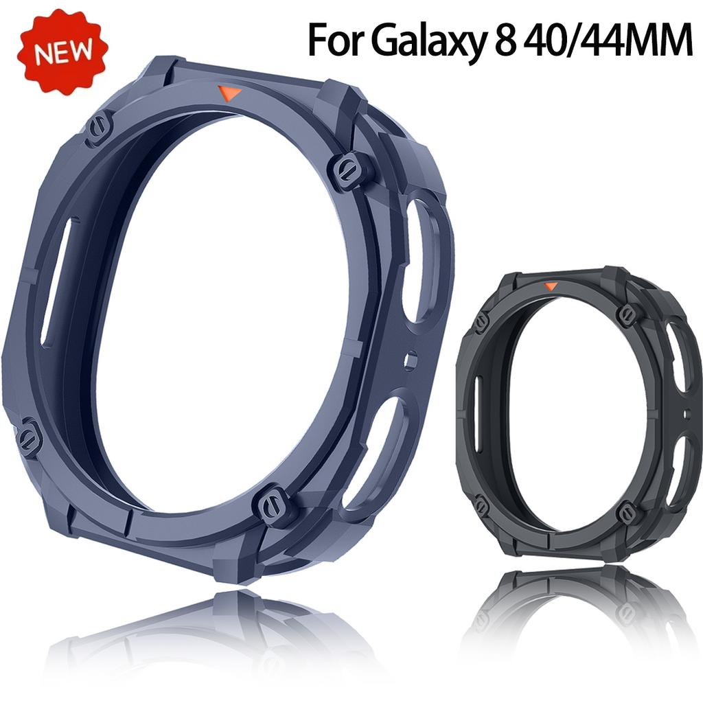 TPU Case For Samsung Galaxy Watch 8 40 44mm Anti-drop Hollow Cover Bumper For Galaxy 8 44 40mm Smartwatch Protective Shell