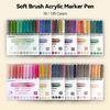 10Colors/box Acrylic Brush Markers Set Can Be Stacking Color Automatic Ink Control System Art Markers Set for DIY & Art Supplies