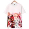 Summer Fashion Women/Men's Casual Anime Hazbin Hotel Printed Cosplay Short Sleeve T-shirts
