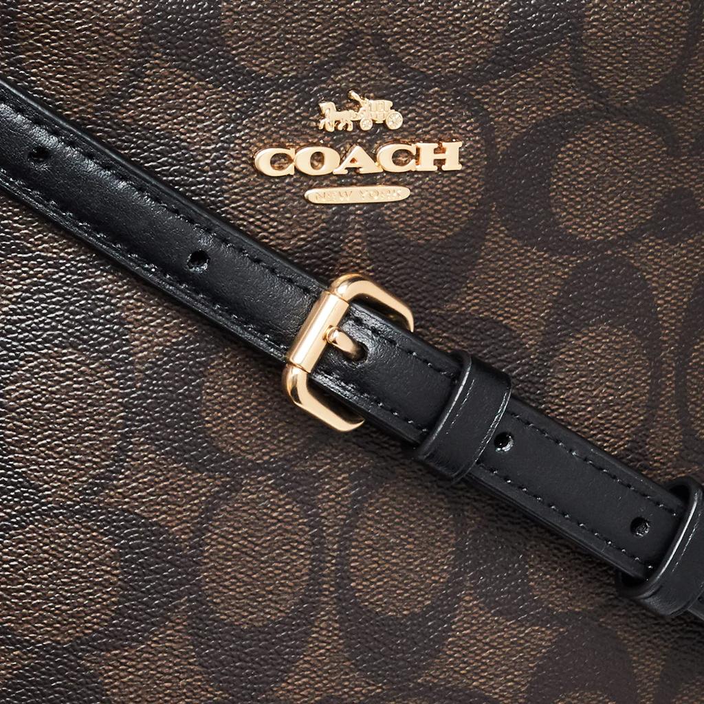 Tragetasche 5693 [Coach] Damen Im/BraunSchwarz [Artikel]
