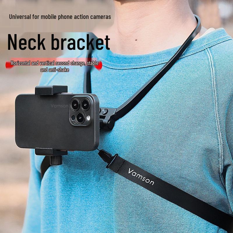 

Нагрудне кріплення та ремінець на шию для екшн-камери для зйомки від першої особи: Ідеально підходить для прямих трансляцій, риболовлі та їзди на велосипеді на відкритому повітрі.