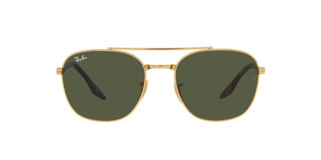 sunglasses RB3688 55 Gray Green lenses Ray-Ban Arista/Crystal (G-15XLT)