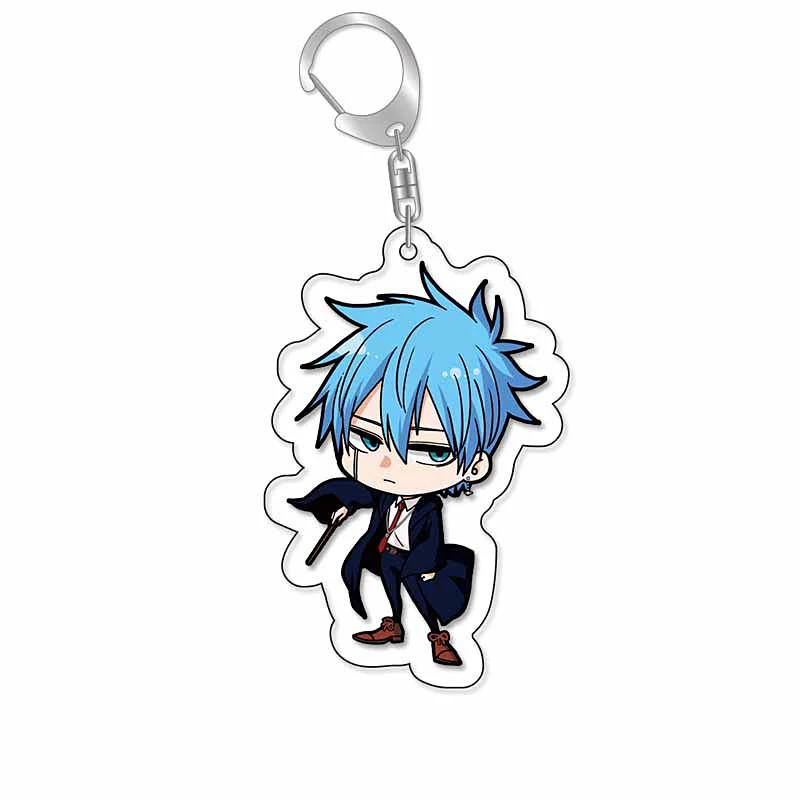 Chaveiro de Anime Mashle Magia e Músculos Mash Burnedead Chaveiro de Desenho Animado Acessórios para Bolsa