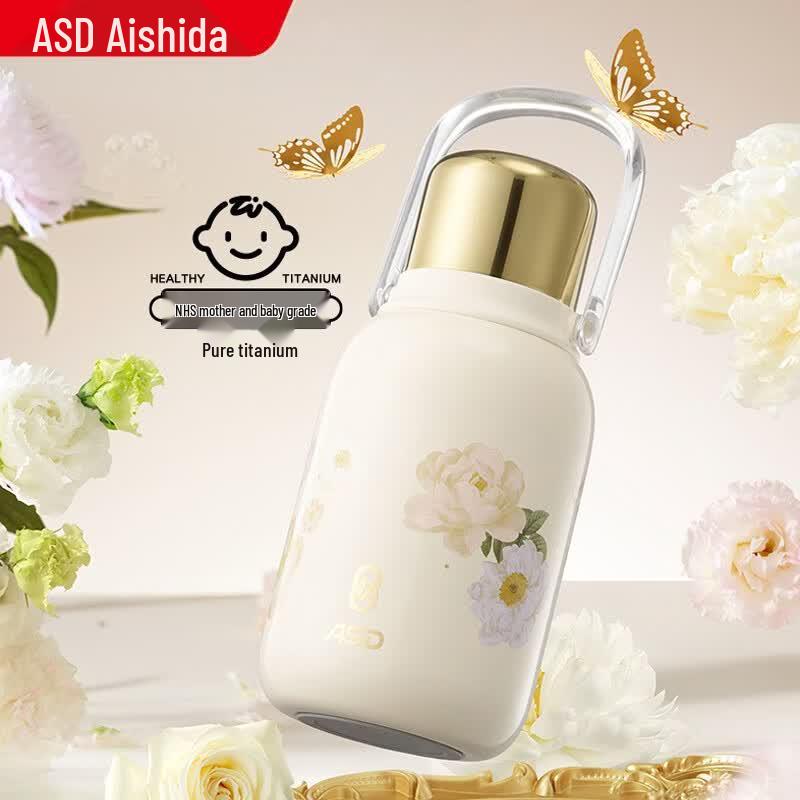 ASD 1L Pure Titanium Vacuum Flask with Handle