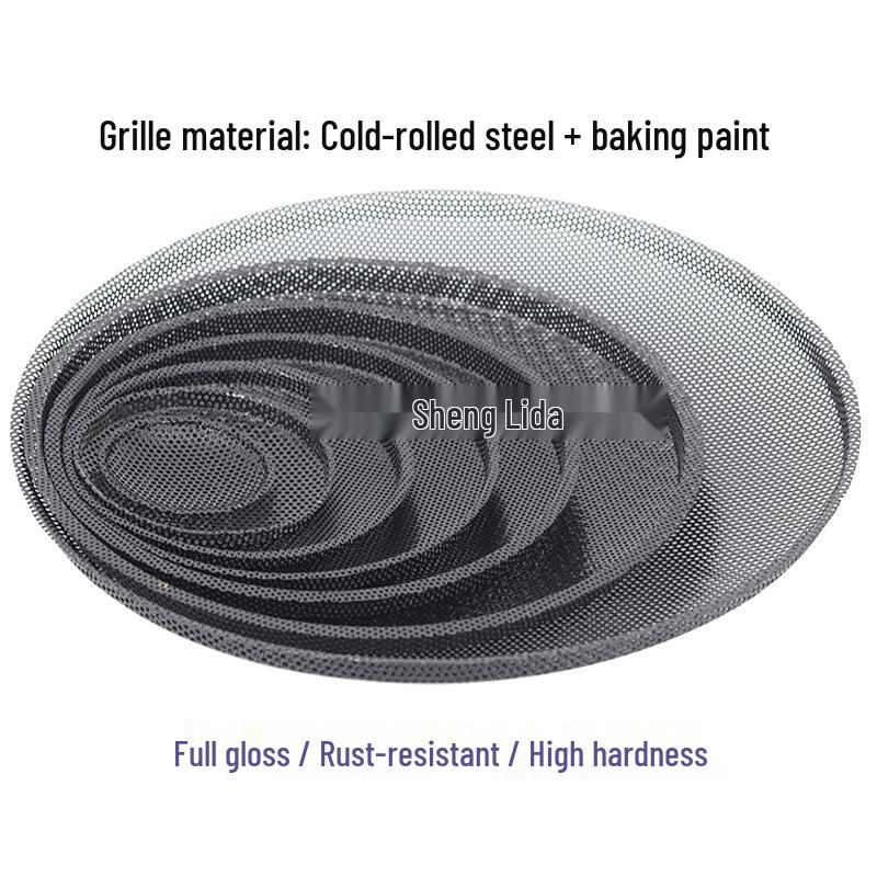 Steel Speaker Horn Grille Covers: 2, 3, 4, 5, 6.5, 8, 10 Inch Mesh Protection