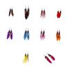 Feathers Earrings Long Ear Drop Ornament Bohemian Pendants Plume Pendant Dangling Earring Dangler for Dress Adornment