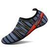 Wasserschuhe mit dünner Sohle, rutschfest, Strand, elastische Schwimmschuhe, farbig gestreift, Aquaschuhe für Herren und Damen