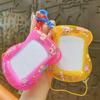 Travel Size Small Magnetic Art Boards Colorful Key RingS Clip Portable Doodling Set Plastic Texture Suitable for Children