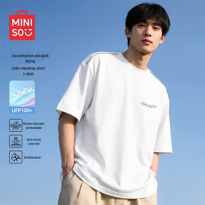 MINISO Men s Quick-Dry Anti-bacterial Sport T-Shirt M