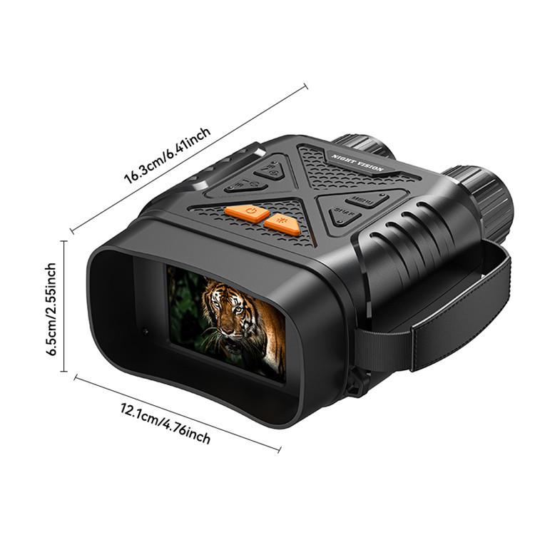 Ultra-HD 4K Night Vision Binoculars with Infrared & Large Screen for Outdoor Use