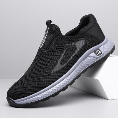 Men's Shoes Summer 2025 New Breathable Mesh Shoes Men's Casual Sports Shoes Soft-soled Walking Shoes Men's 2025