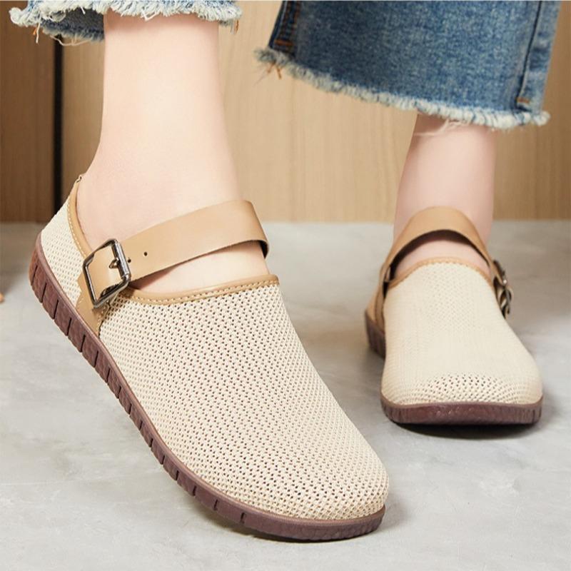 2025 Women Slip-on Half Slippers Cheap Breathable Casual Sandals Fashion Lightweight Outside Walking Shoe Female Flat Flip Flops