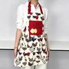 Canvas Apron with Multi-Pockets Egg Gathering Apron for Farm Home Adjustable