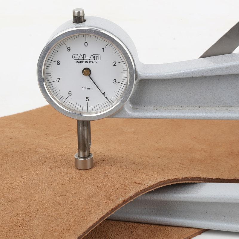 4mm thickened light brown suede leather material, two-layer slightly hard double-sided leather fabric, handmade DIY table mat an