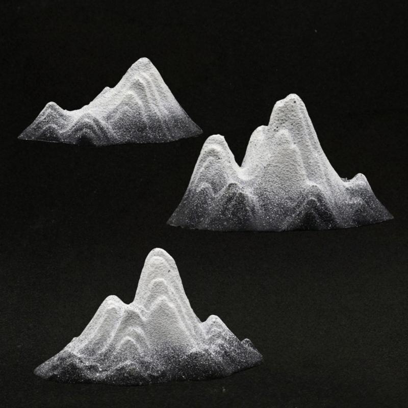 Aquarium Decors Fish Tanks Ornament Aquarium Landscape Decorations Fish Tanks Accessories Realistic Snow Mountain Model