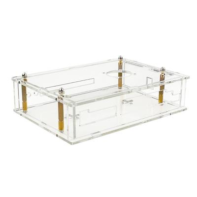 Voor Banana Pi Acryl Behuizing Ontwikkelbord Transparant Beschermhoes Eenvoudig Toegang tot Poort Gereserveerd