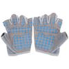 NonSlip Blue Half Finger Cycling Children S Gloves Fitness Riding Protective Equipment(XXS )