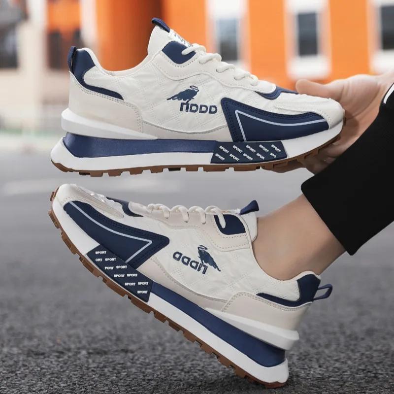 Men Sneakers Autumn Fashion Breathable Running Shoes Outdoor Jogging Sports Trainers Platform Non-slip Work Casual Shoes for Men