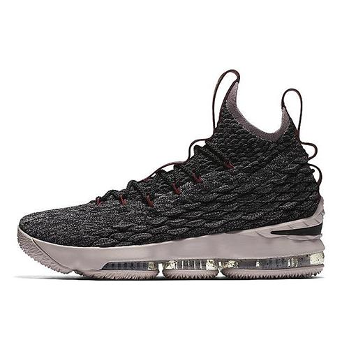 Nike LeBron 15 'Pride of Ohio' (Unisex) Black / Taupe Grey-Team Red Basketball Shoes 897648 003