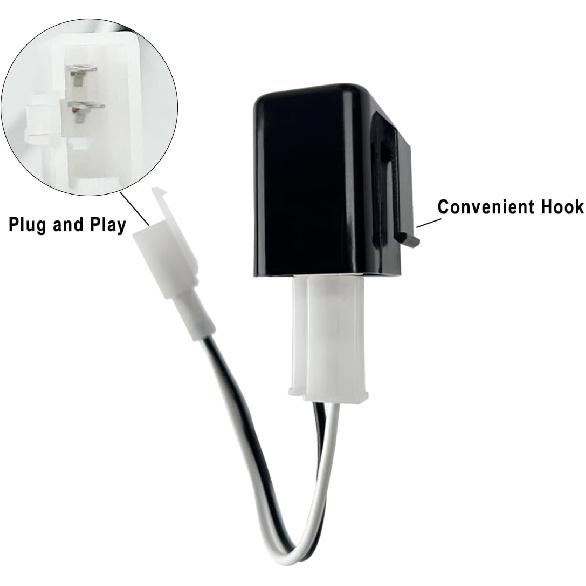 Adjustable 2 Prong Electronic LED Flasher Relay with Wires for Bikes Motorcycles Scooters Turn Signals Hyper Flash 2 Pin Blinkers Relay Plug and Play