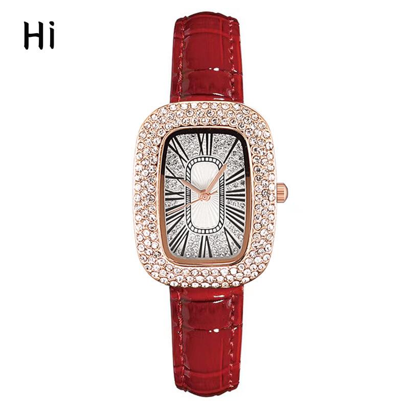 

Новые роскошные женские часы с поясом в виде голубиного яйца и бриллиантовой бочки для вина