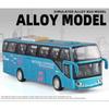 1/64 Children's Bus Alloy Model with Sound & Light Features - Fun & Interactive - Ideal for Playtime, Learning, Or Decorating