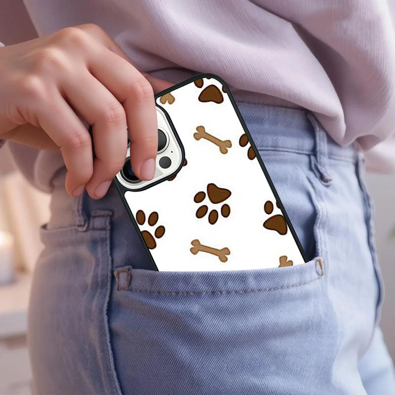 Paws Paw Pattern Cute Dog Cat Phone Case For iPhone 17 Air 15 16e 14 13 Pro Max Coque 12 11 Pro Max PLUS cover