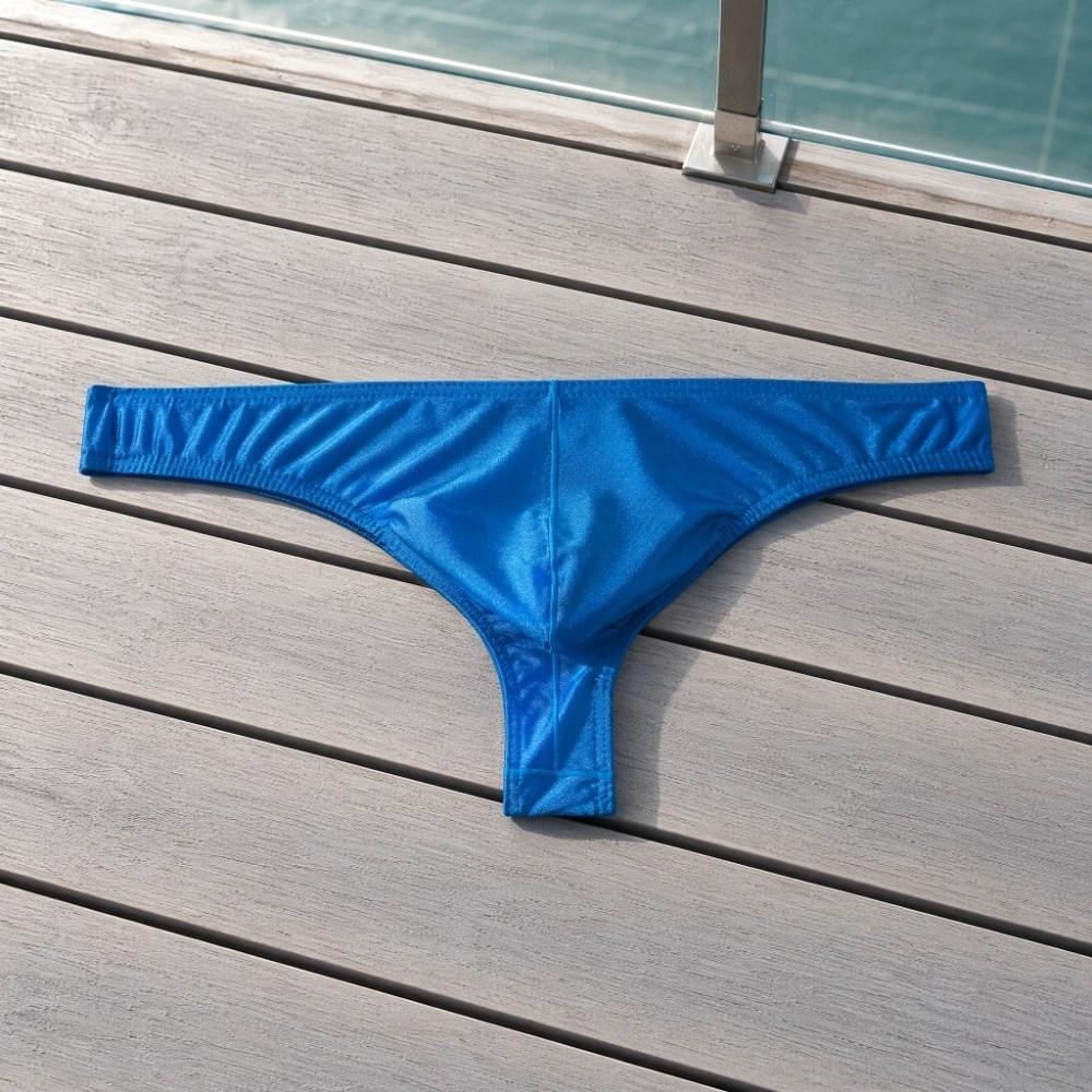 Underpants Men's Panties Low Waist Male Briefs Soft Men Ice Silk Thongs Sports