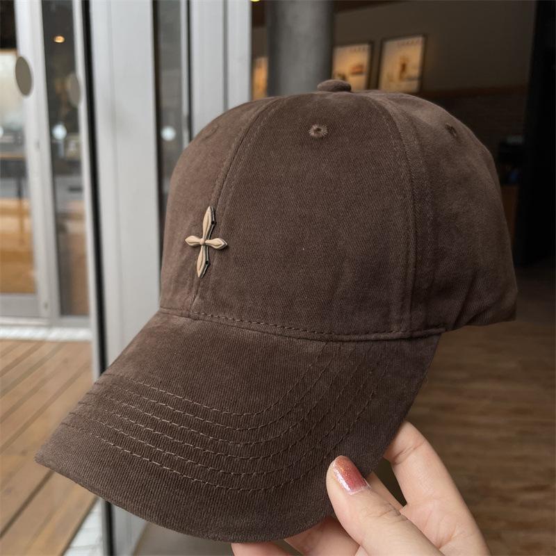 Retro Washed Old Baseball Cap, Decorative Cap, Casual Versatile Soft Top Visor Multi-color