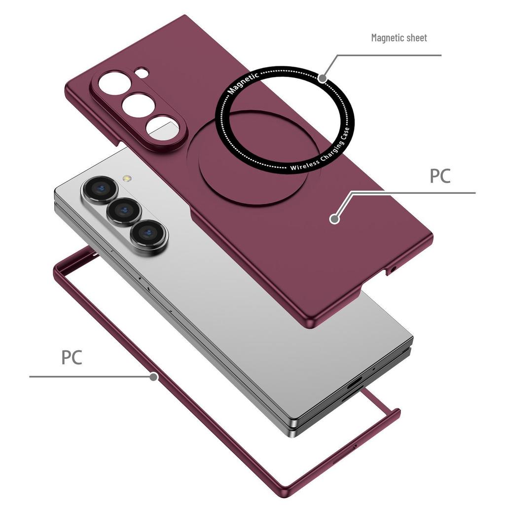 Samsung Z-Fold7/6 Magnetic Frosted Anti-Drop Phone Case