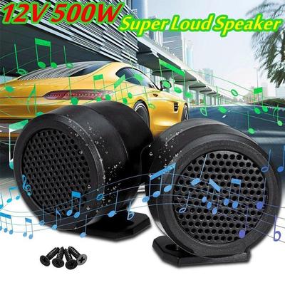 Car Tweeter Speakers Pre-wired Dome Audio System Super Loud Tweeter Speakers Auto Car Electronic Accessories