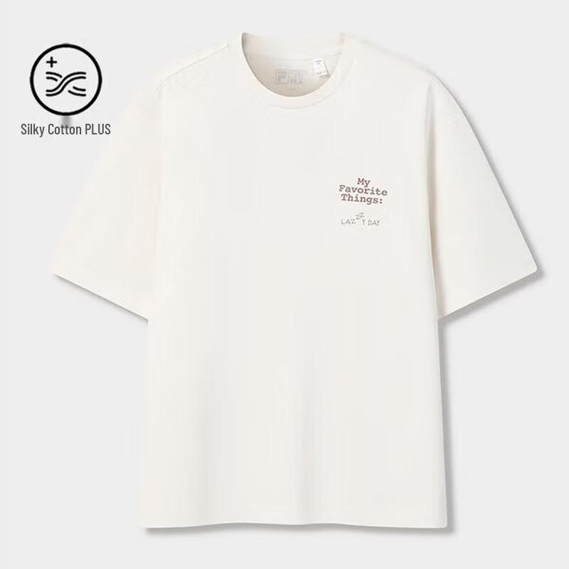 FILA Han So-hee Couple s Casual Knitted Short-Sleeve T-Shirt XL