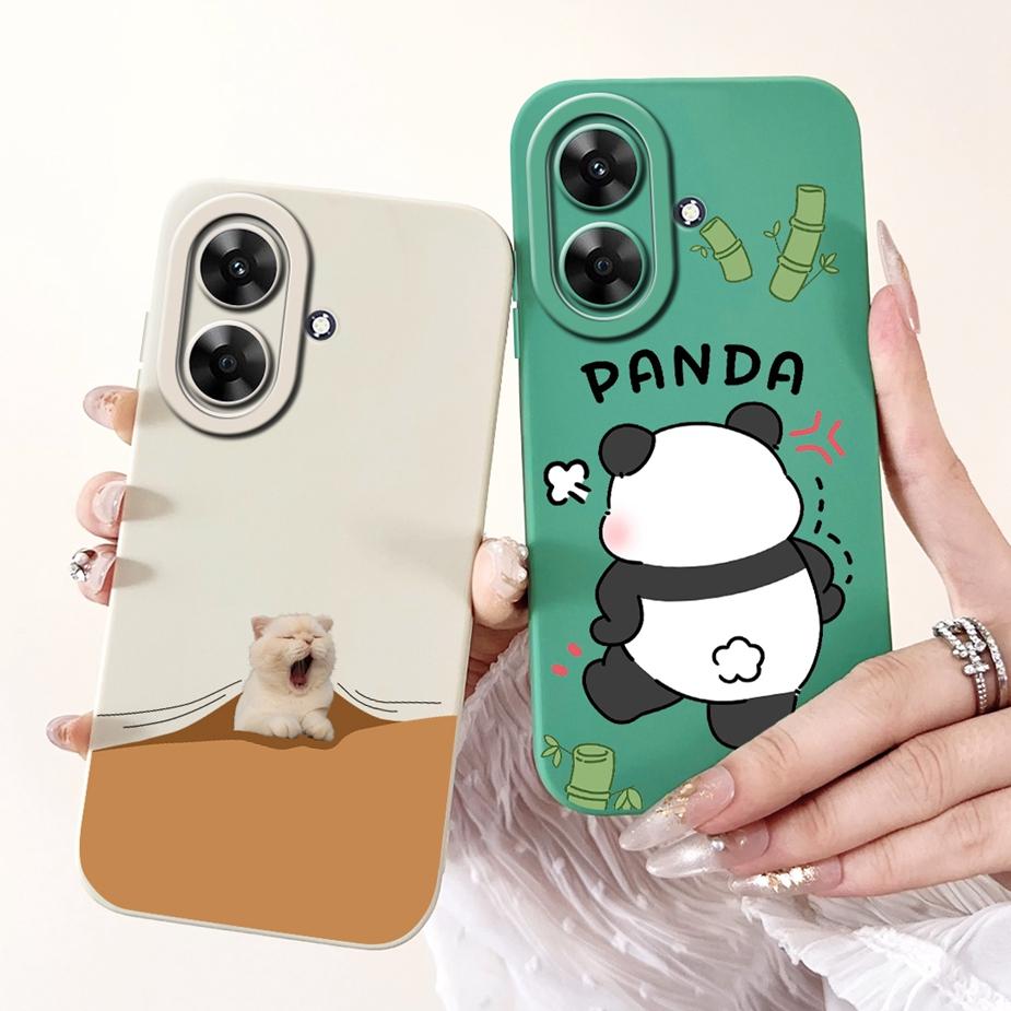 For Realme Note 60 Case Narzo N61 Cute Funny Cartoon Cover Soft Silicone Phone Case For Realme Note 50 Note50 Note60 Shell Coque