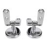 Bathroom Toilet Seat Hinge Zinc Alloy Hardware Hotel Restroom Toilet Accessories with Bolts and Nuts