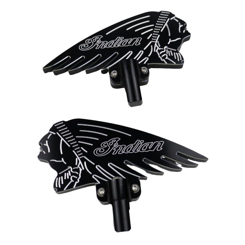 Indian Scout Bobber Modified Rear Passenger and Light Cavalry Foot Pedals