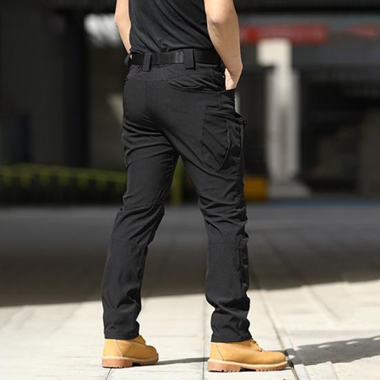 Men's Tactical Pants Water Resistant Multi-Pocket Cargo Pants Quick Dry Hiking Work Trousers for Fishing Camping Outdoor