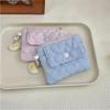 Pastel Sweet Quilted Card Coin Purse Pouch In 4 Colors