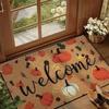 Thanksgiving Printed Floor MATS, Decorative MATS for Entering and Leaving The House, Anti-slip Foot MATS for Bathrooms and Toilets