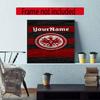 Eintracht Frankfurt Customize Your Name Diamond Painting Round Diamond Rhinestones Mosaic Diamond Embroidery Wall Paintings Rhinestones Gift Frameless
